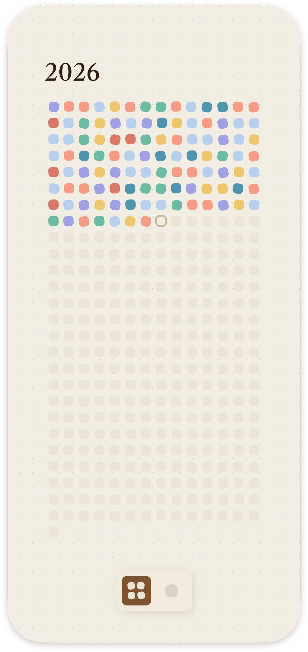 Life in Pixels - Year view